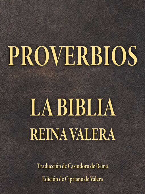 Title details for Proverbios by Casiodoro de Reina - Available